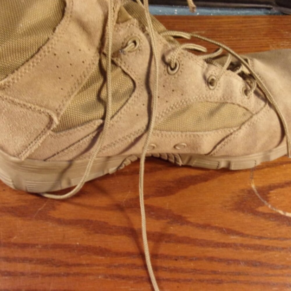 REEBOK SIZE 11.5M RB 8822 TAN DESERT MILITARY COMBAT BOOTS SI 708 - Picture 6 of 11
